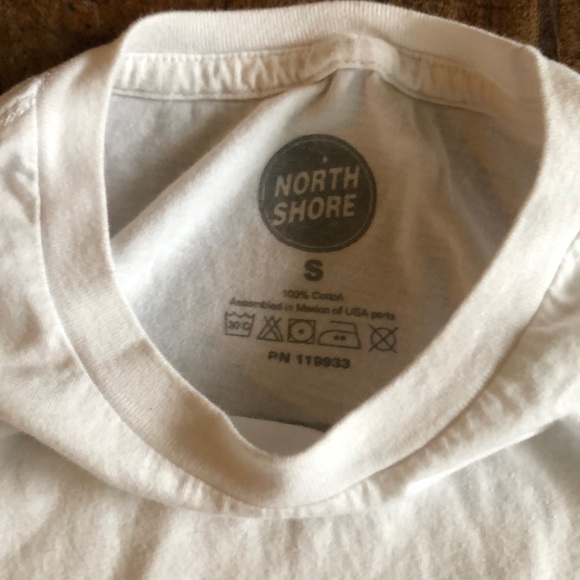 White Surfer Tee Shirt North Shore size small - Picture 4 of 5